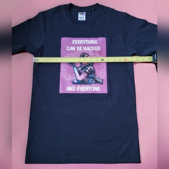 Unisex Sombra Overwatch 'Everything Can Be Hacked And Everyone' T-shirt - Picture 5 of 6